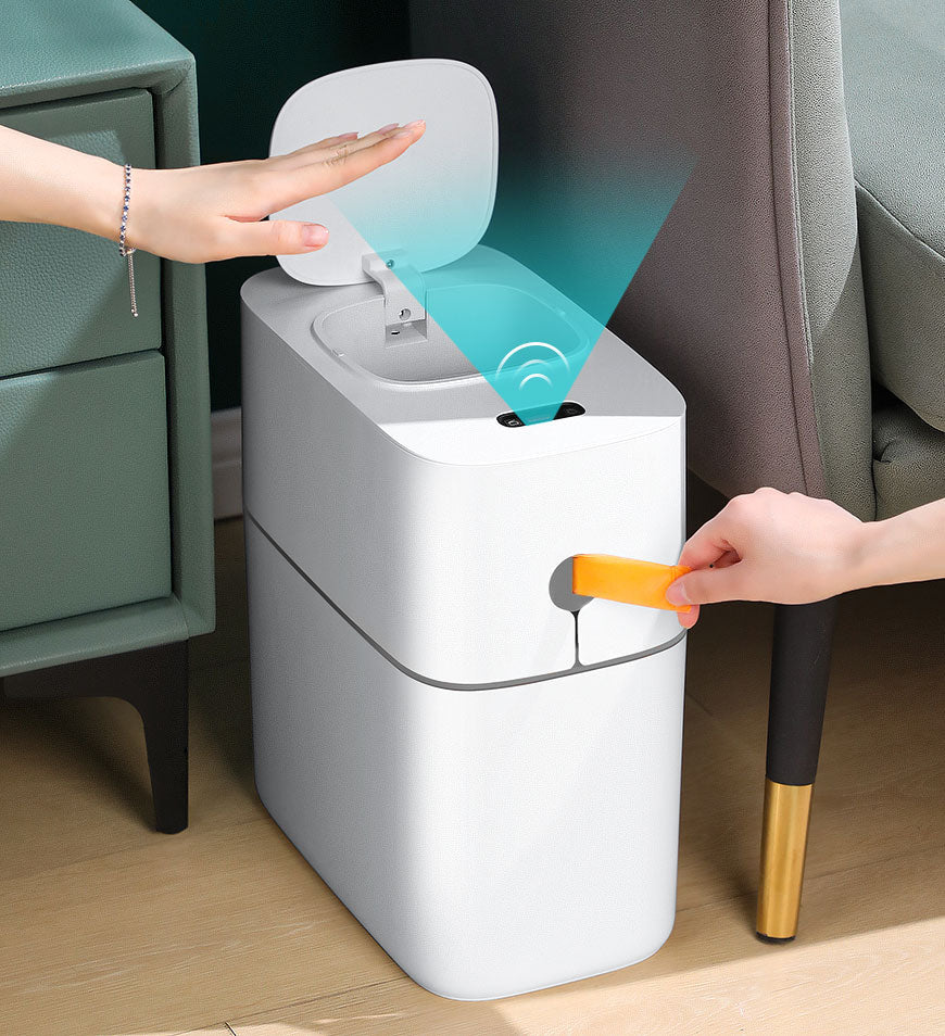 🌙🌙Gallon Automatic Touchless Bathroom Garbage Can with Lid Z24(US ONLY)
