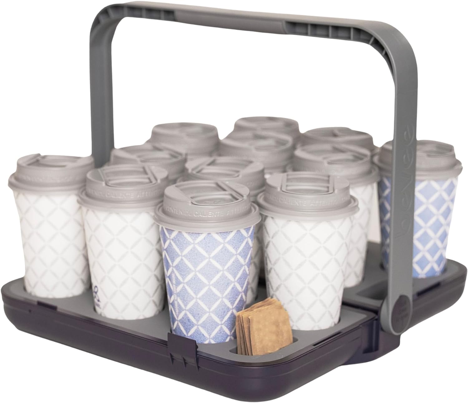 Reusable Drink Carrier for Coffee Runs Takeout Delivery