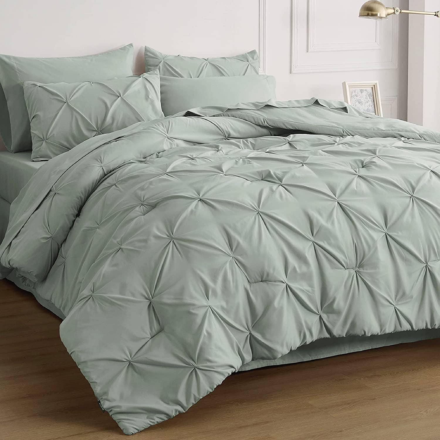 💥Spring Bedding Pintuck Comforter Sets