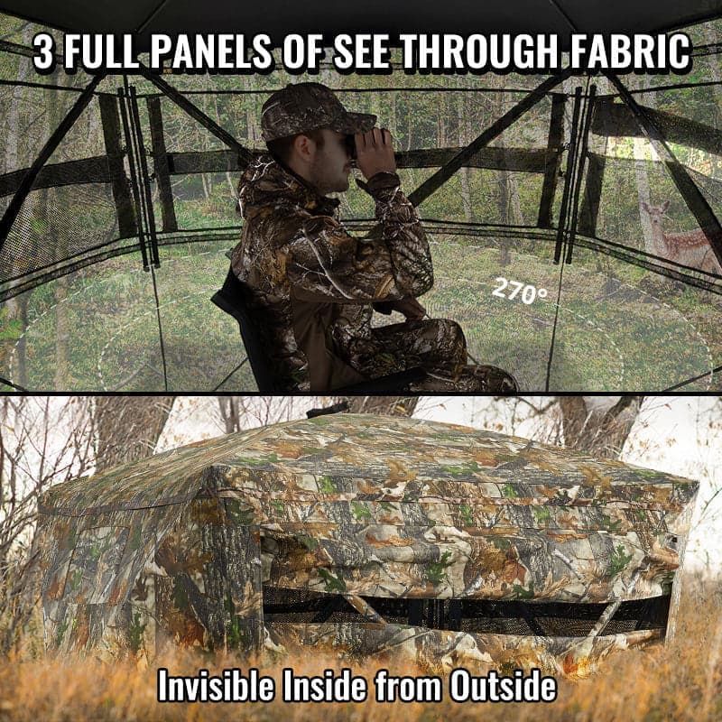 Hunting Blind See Through with Carrying Bag