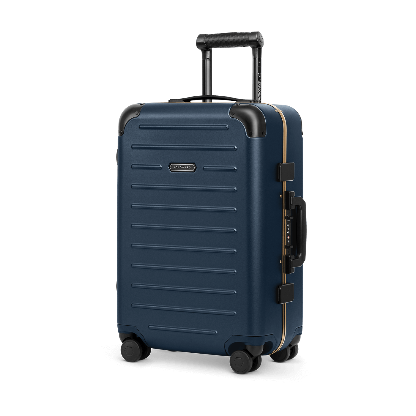 Atlantic Navy/Brushed Gold | Carry-On Closet