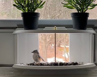 Clear View Window Tray Bird Feeder