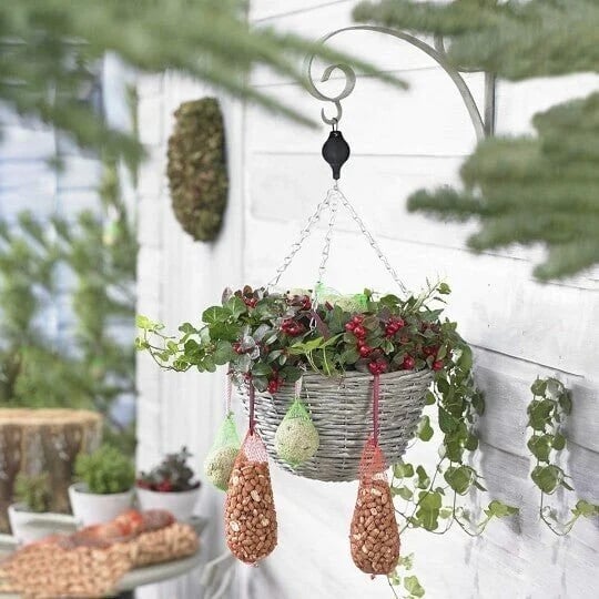 🔥Christmas Pre 49% 0FF🌳Plant Pulley Set For Garden Baskets Pots. Birds Feeder
